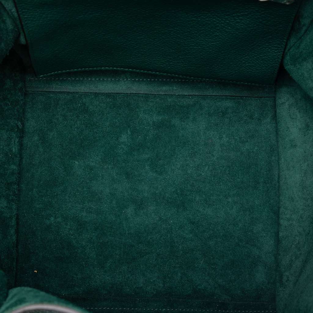 Celine Small Grained Calfskin Big Bag Green Leather Very good condition - Model View