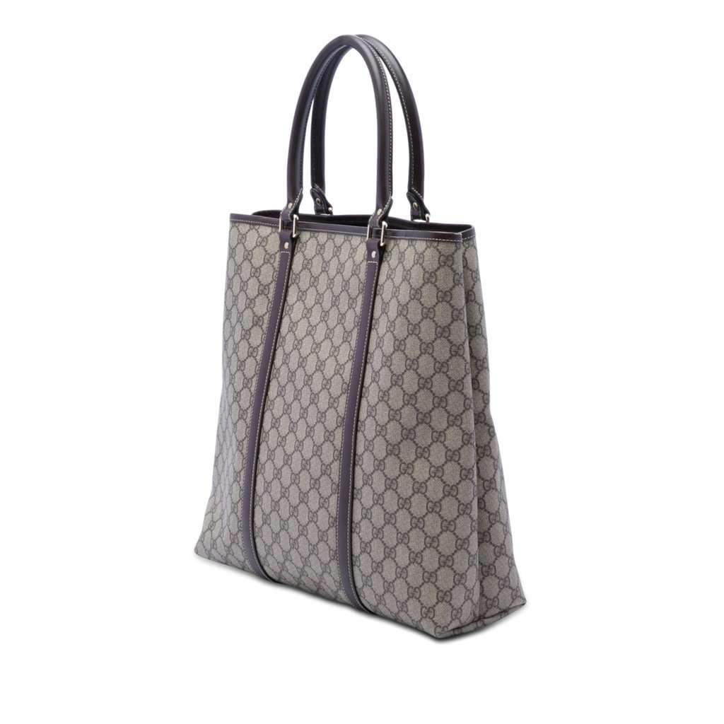 Gucci GG Supreme Joy Vertical Tote Beige Very good condition - Back View