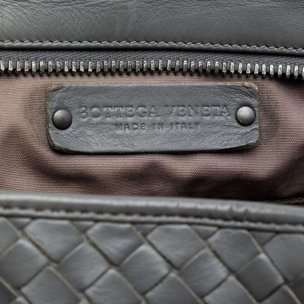 Bottega Veneta Nappa Intrecciato Business Bag Brown Leather Very good condition - Box View