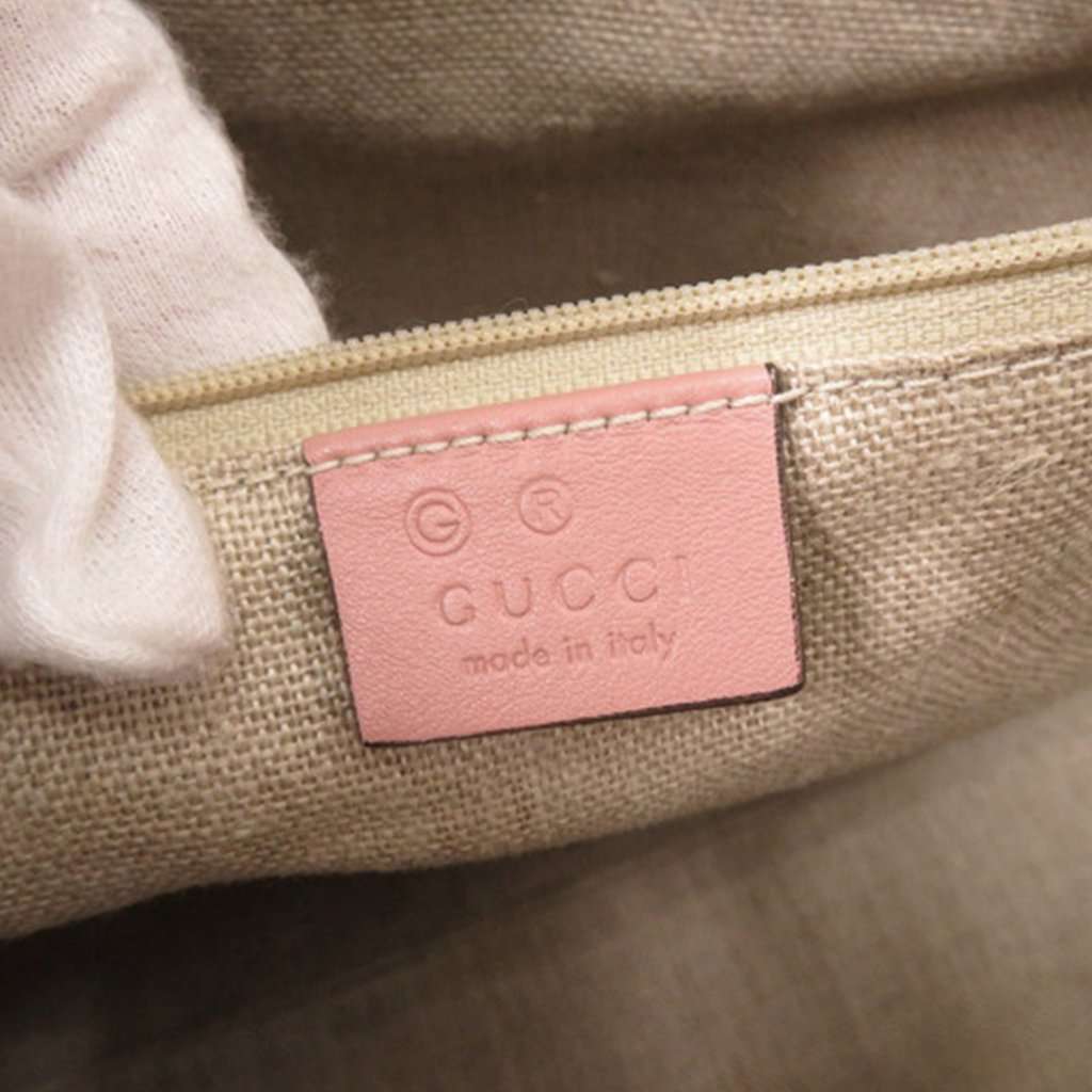 Gucci Medium Microguccissima Joy Satchel Pink Leather Very good - Box View