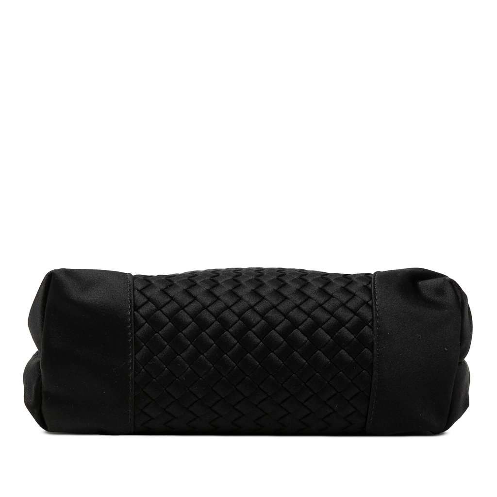 Bottega Veneta Mini Satin Intrecciato Tote Black Very good - Inside View