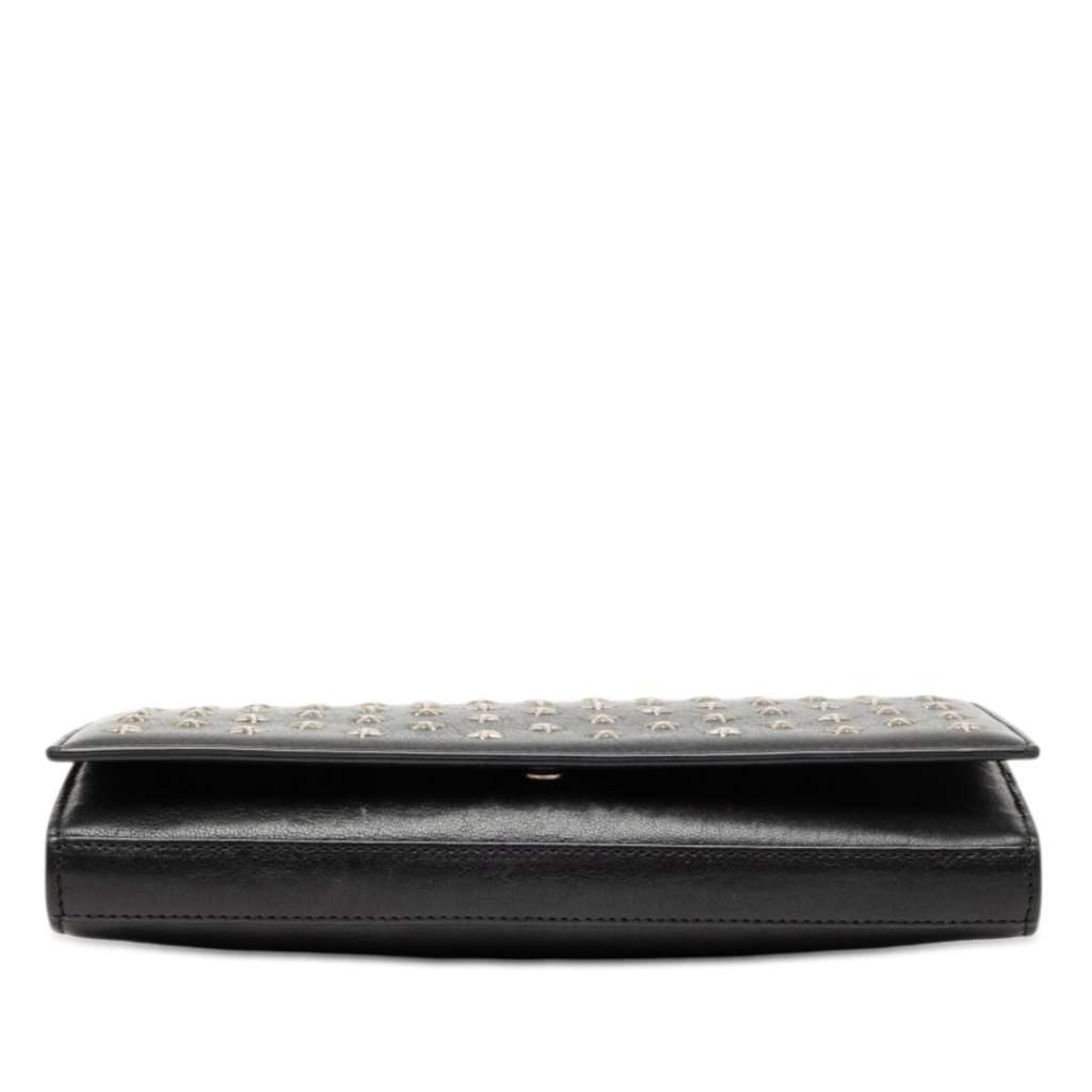 Saint Laurent Calfskin Star Studded Kate Wallet On Chain Black Leather Very good condition - Inside View