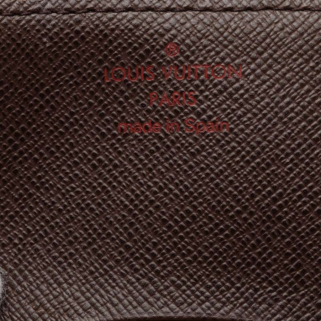 Louis Vuitton Damier Ebene Enveloppe Carte de Visite Brown Very good - Box View