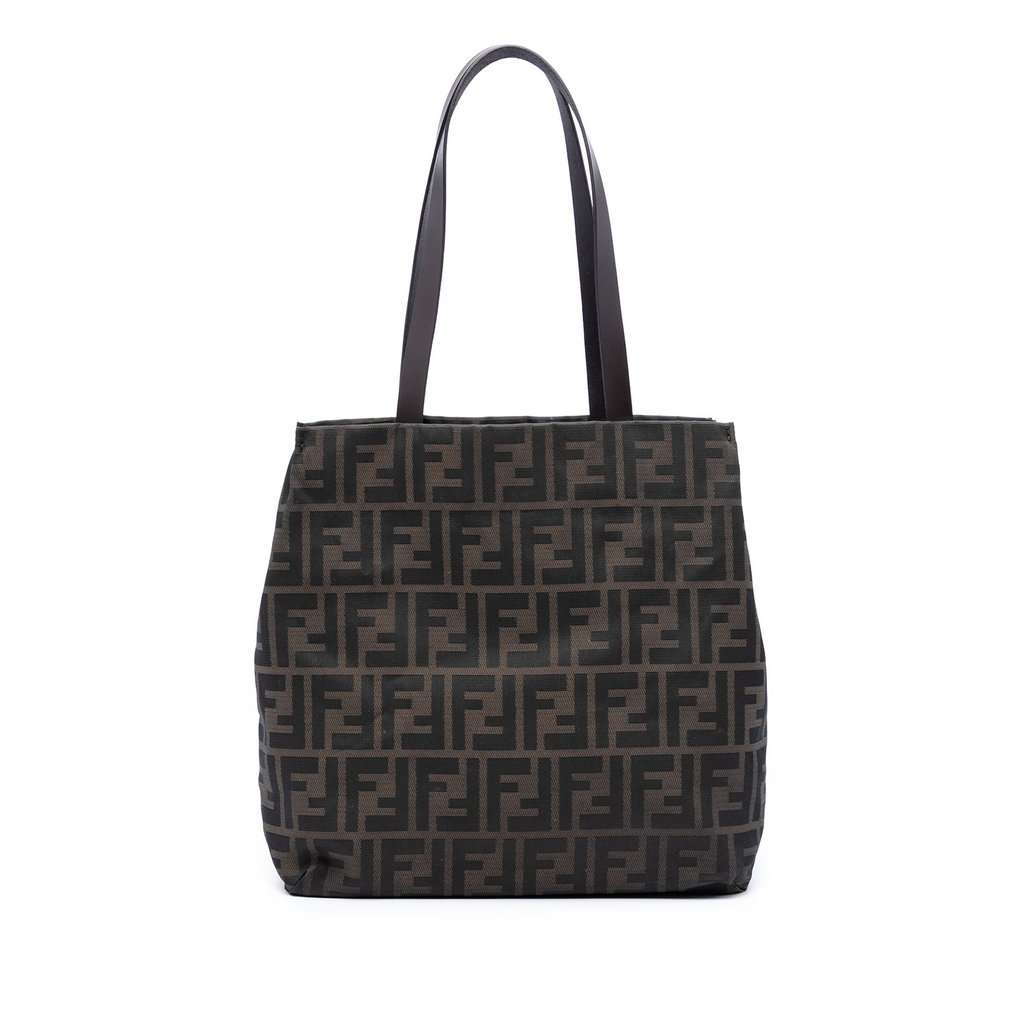 Fendi Zucca Canvas Tote Brown Very good - Front View