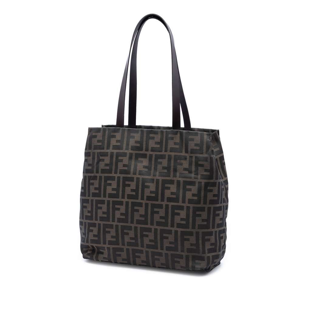 Fendi Zucca Canvas Tote Brown Very good - Back View