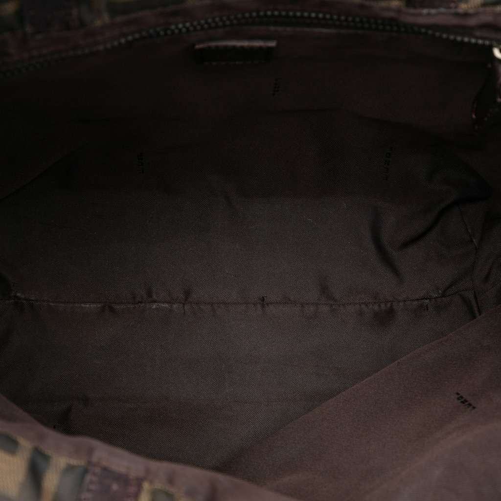 Fendi Zucca Canvas Tote Brown Very good - Model View