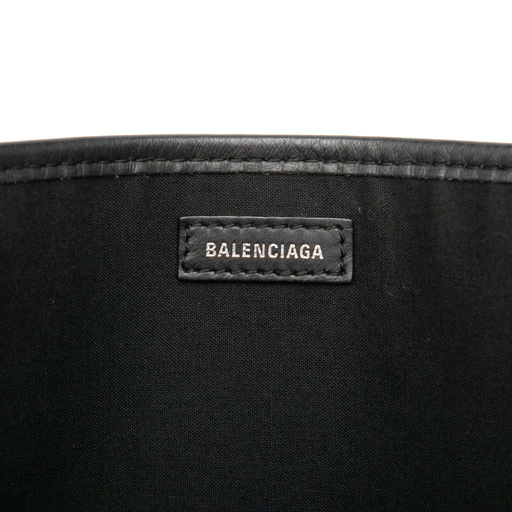 Balenciaga Canvas Navy Cabas Tote S Black Very good - Box View