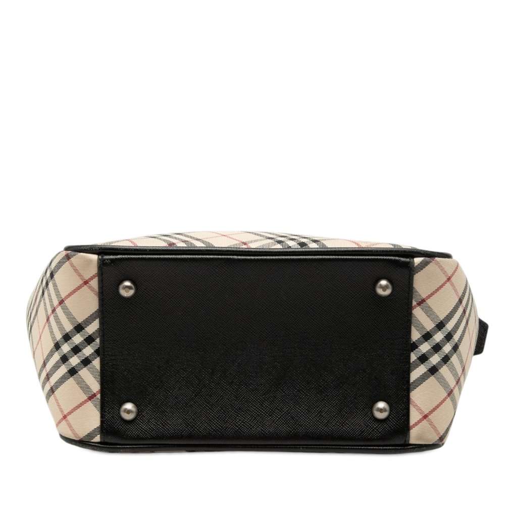 Burberry Nova Check Canvas Handbag Beige Very good - Inside View