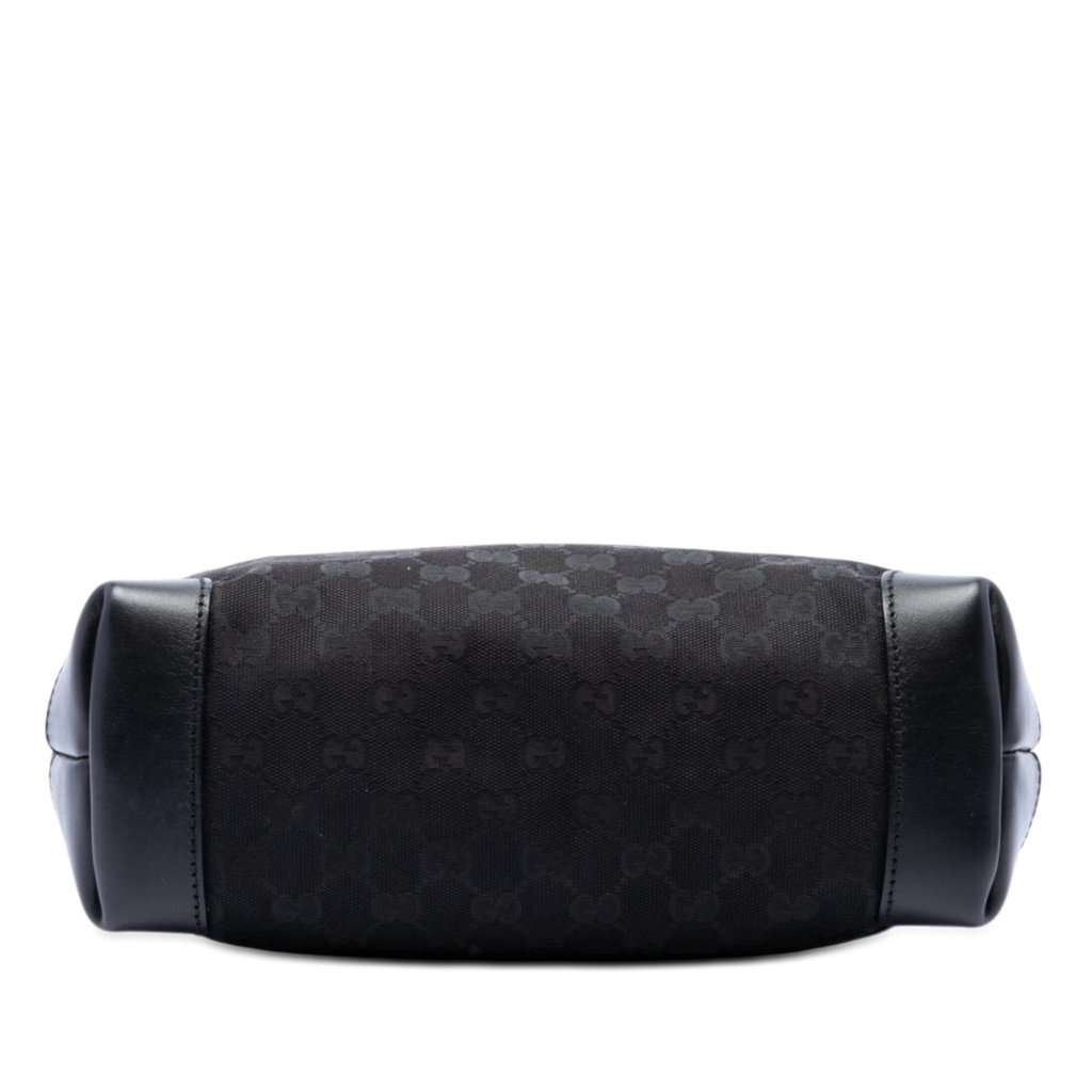 Gucci GG Canvas Web Crossbody Black Very good - Inside View