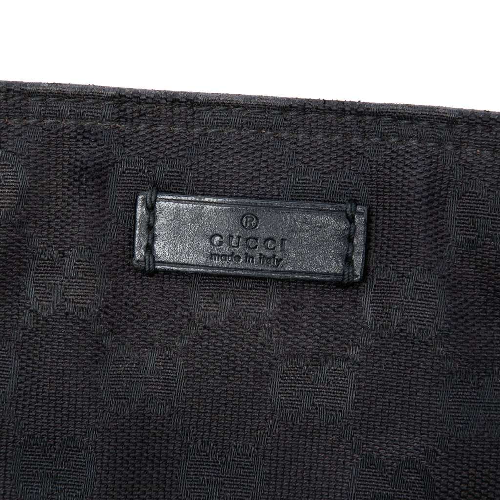Gucci GG Canvas Web Crossbody Black Very good - Box View