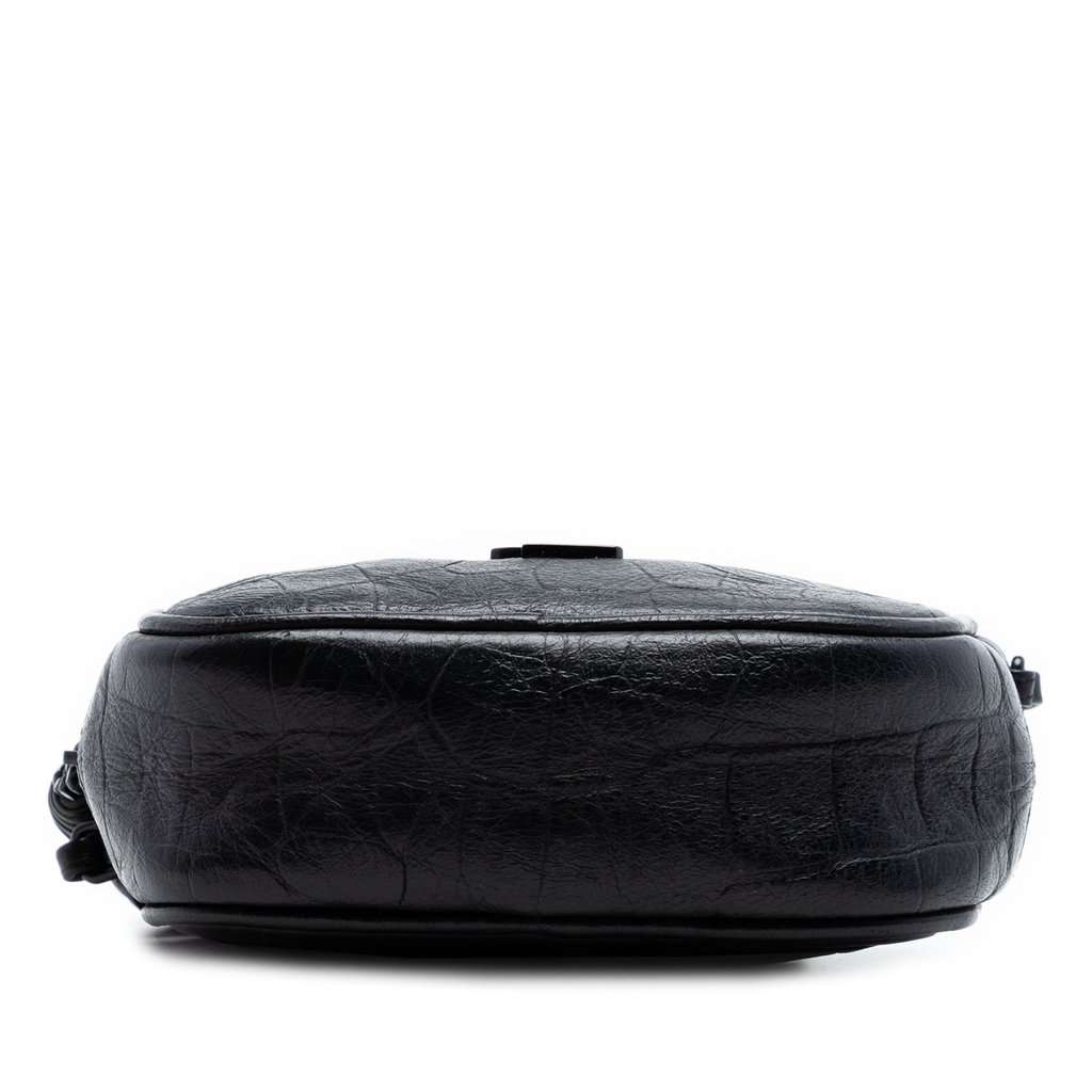 Saint Laurent Mini Croc Embossed Leather Blogger Camera Bag Black Leather Very good - Inside View