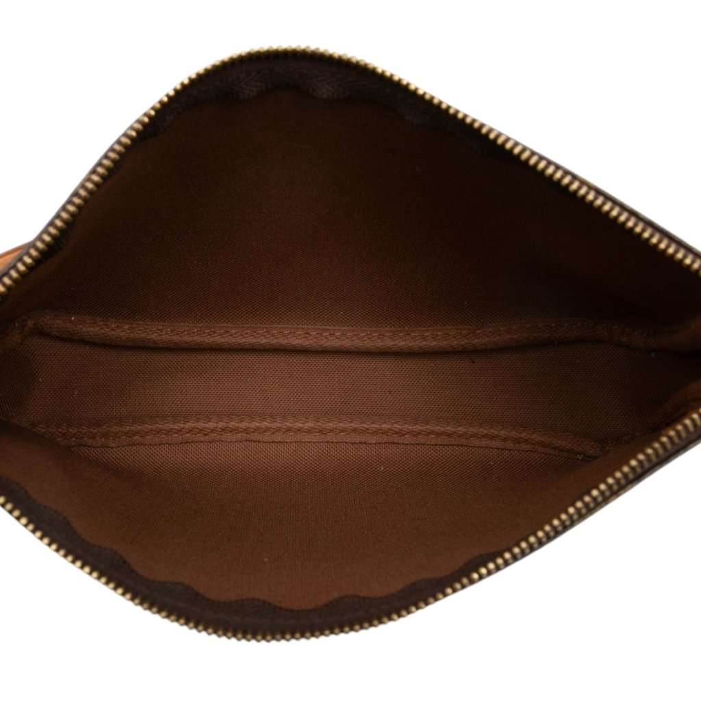 Louis Vuitton Monogram Pochette Accessoires Brown Very good - Model View