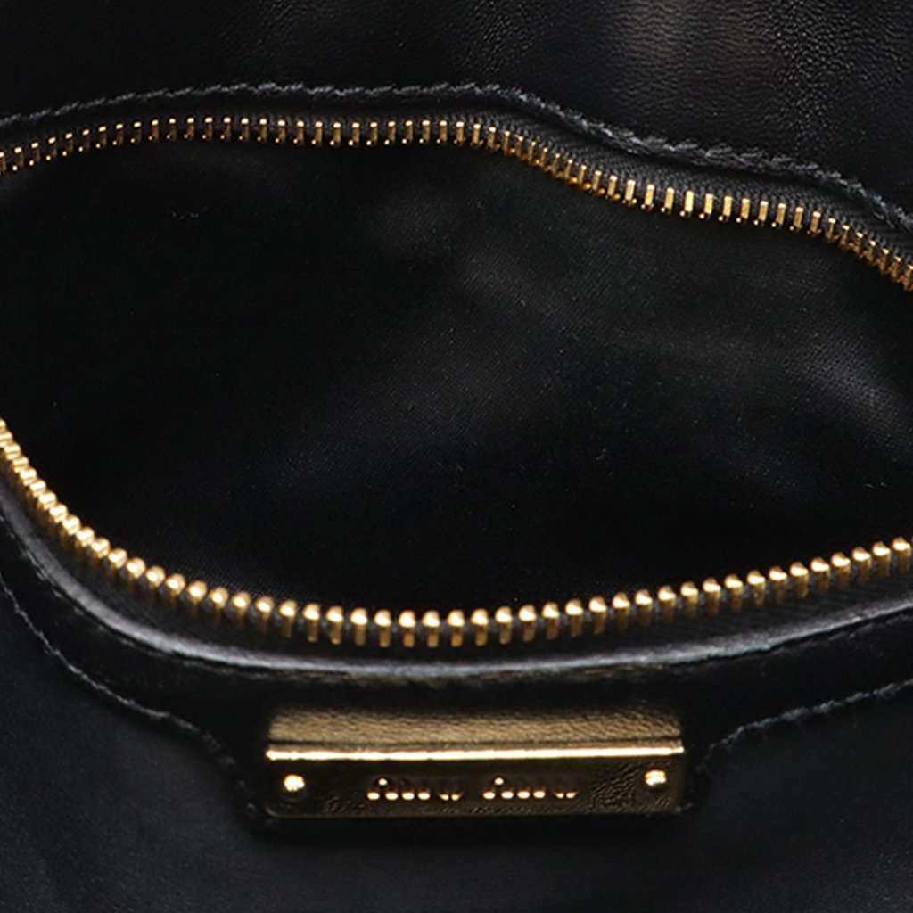 Miu Miu Matelasse Nappa Biker Crossbody Black Leather Very good condition - Model View