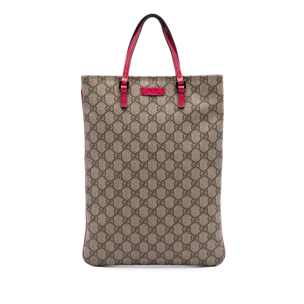 Gucci GG Supreme Tote Beige Very good condition - Front View