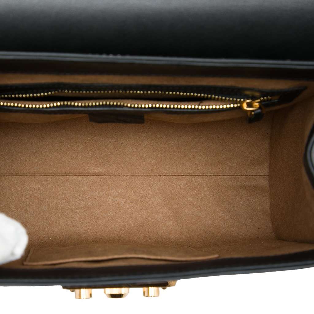 Gucci Small GG Supreme Padlock Satchel Beige Very good condition - Model View