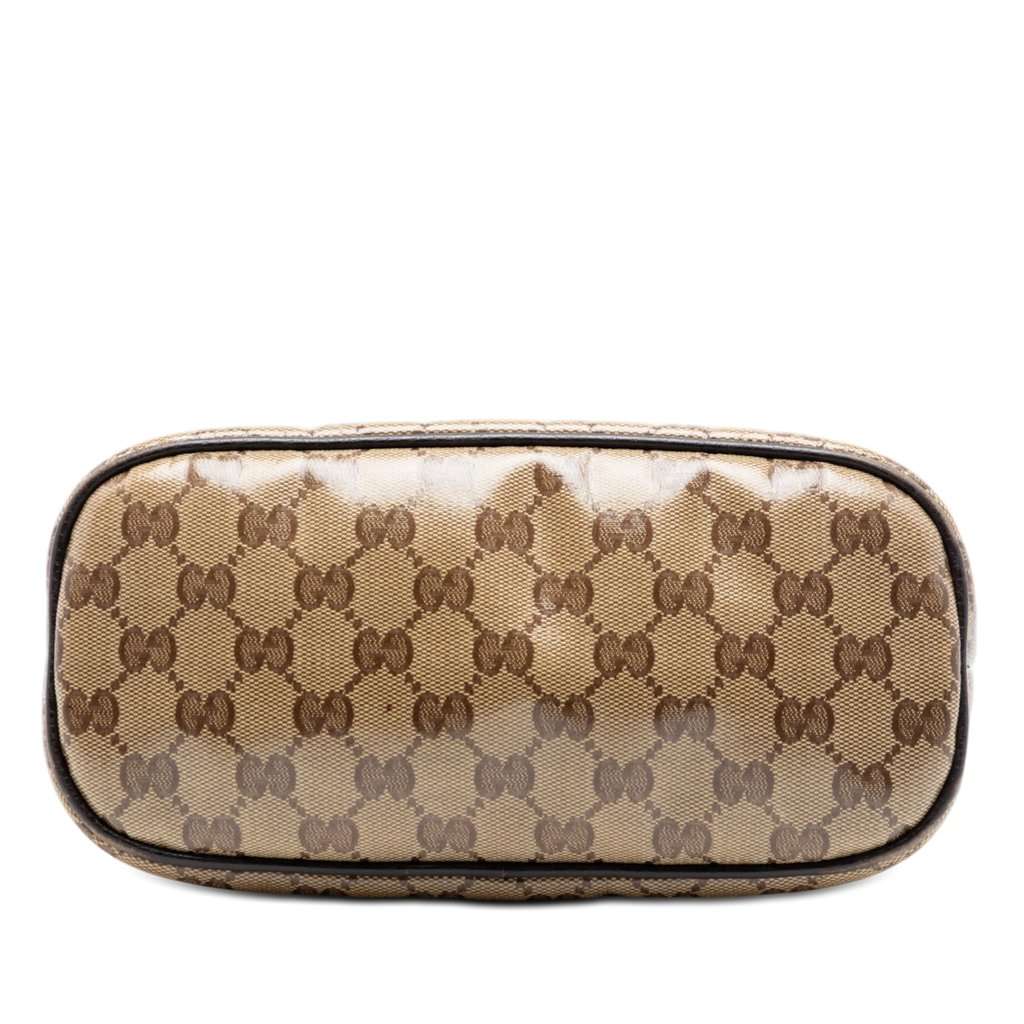 Gucci Mini GG Crystal Dome Satchel Beige Very good condition - Inside View