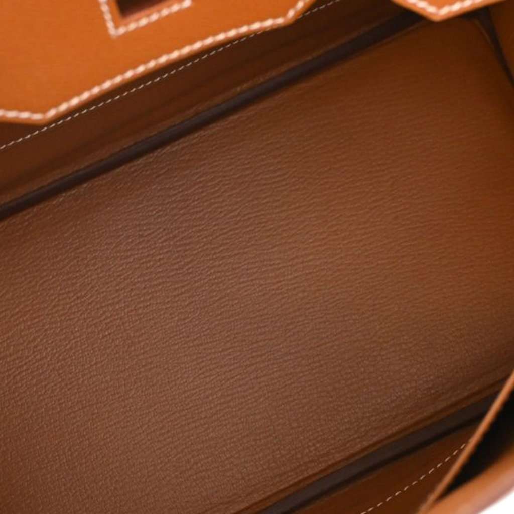 Hermès Epsom Birkin Retourne 30 Brown Leather Very good condition - Model View
