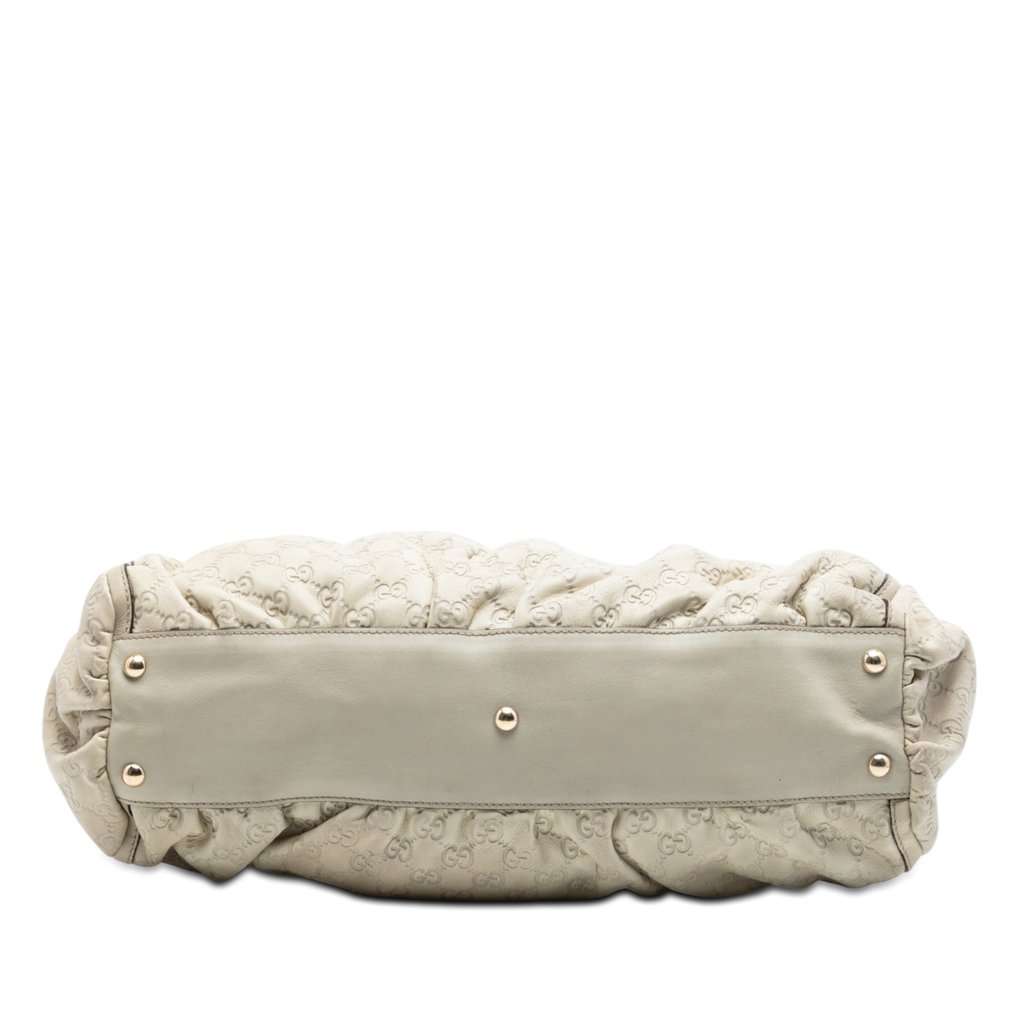 Gucci Guccissima Abbey D Ring Tote Beige Leather Very good condition - Inside View