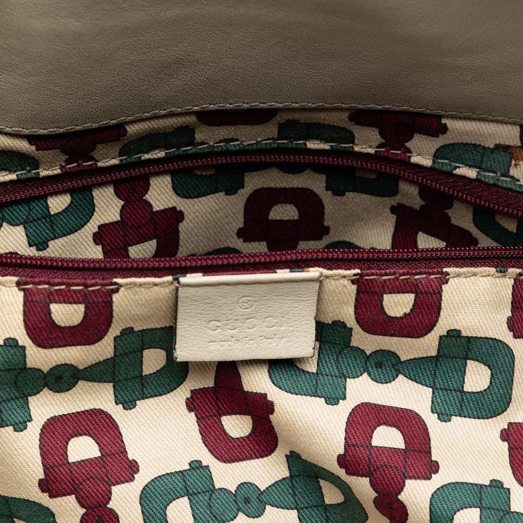 Gucci Guccissima Abbey D Ring Tote Beige Leather Very good condition - Box View
