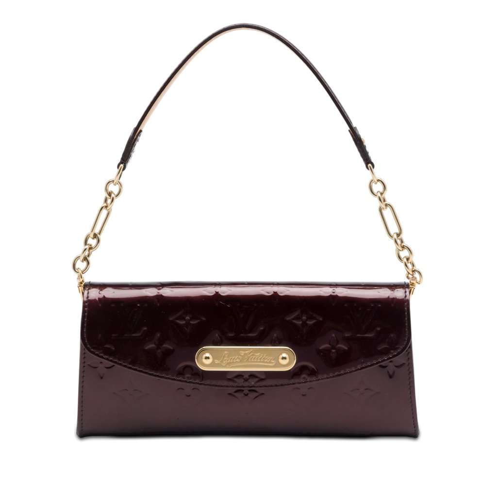 Louis Vuitton Monogram Vernis Sunset Boulevard Purple Leather Very good condition - Front View
