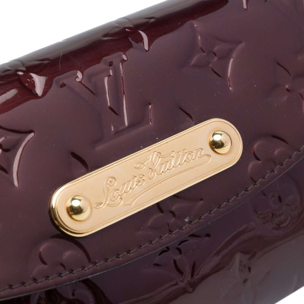 Louis Vuitton Monogram Vernis Sunset Boulevard Purple Leather Very good condition - Box View