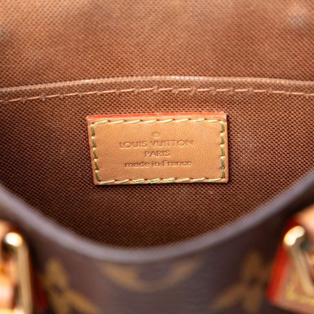 Louis Vuitton Monogram Petit Sac Plat Brown Very good condition - Box View