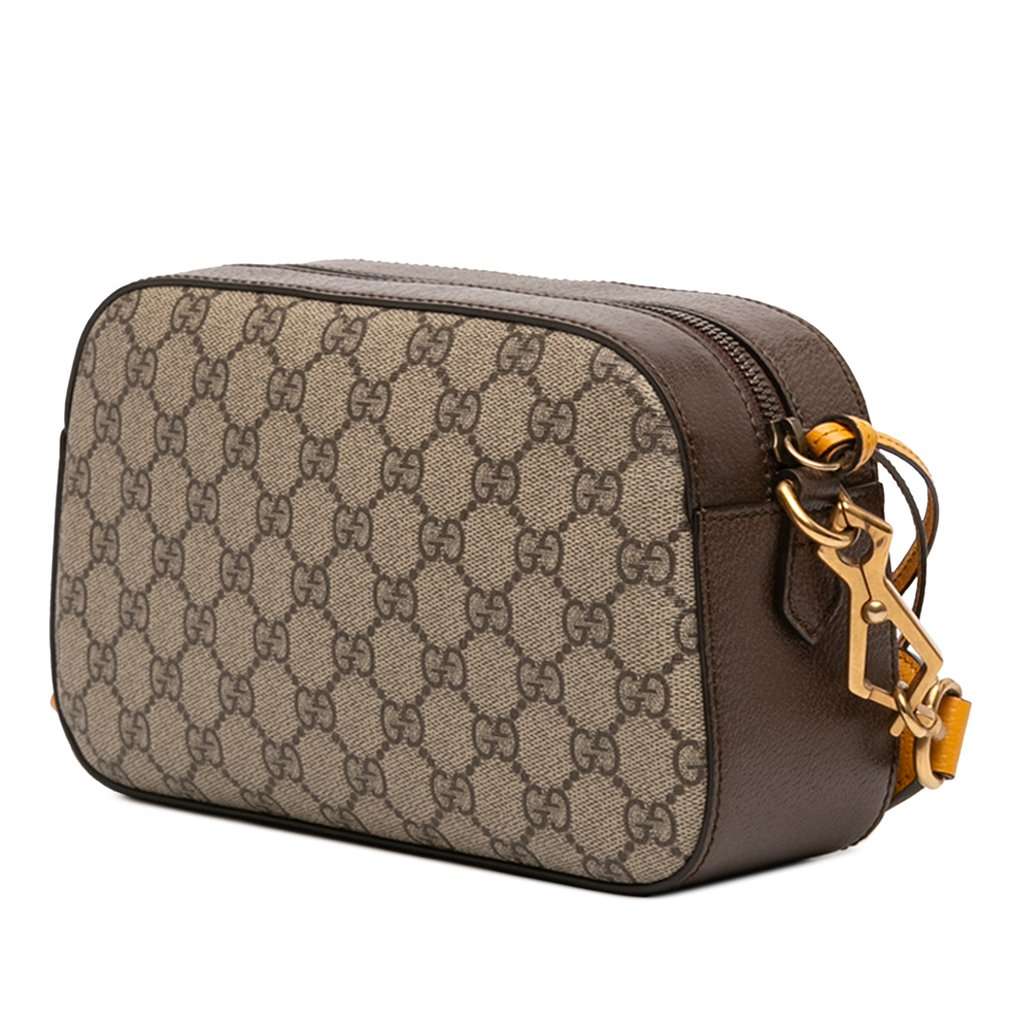 Gucci GG Supreme Web Neo Vintage Crossbody Beige Very good condition - Back View
