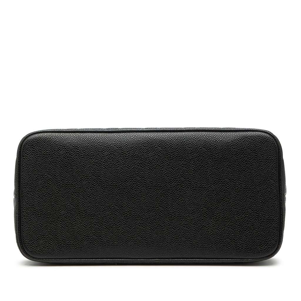 Chanel Caviar Medallion Tote Black Leather Very good condition - Inside View