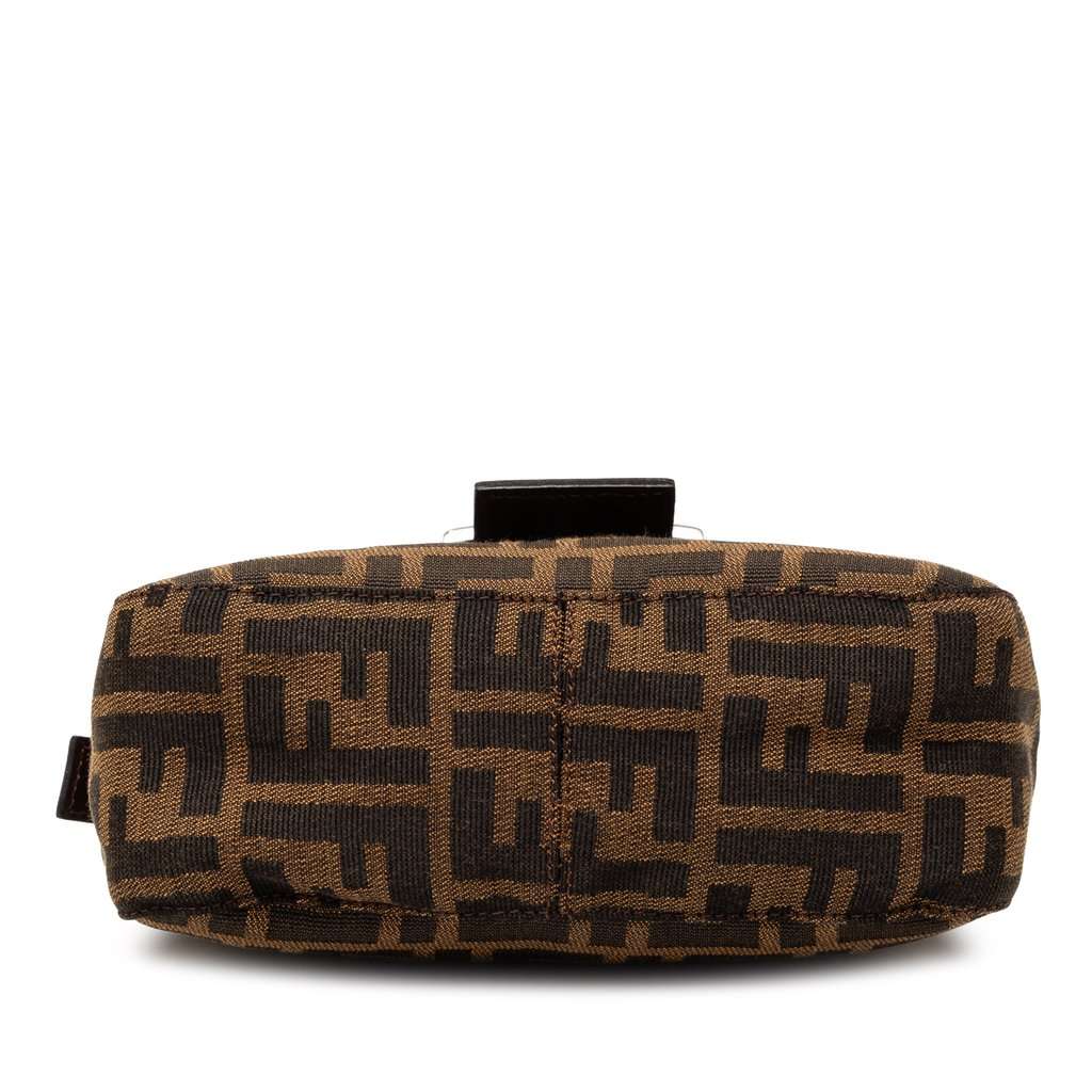 Fendi Zucca Canvas Shoulder Bag Brown Very good condition - Inside View