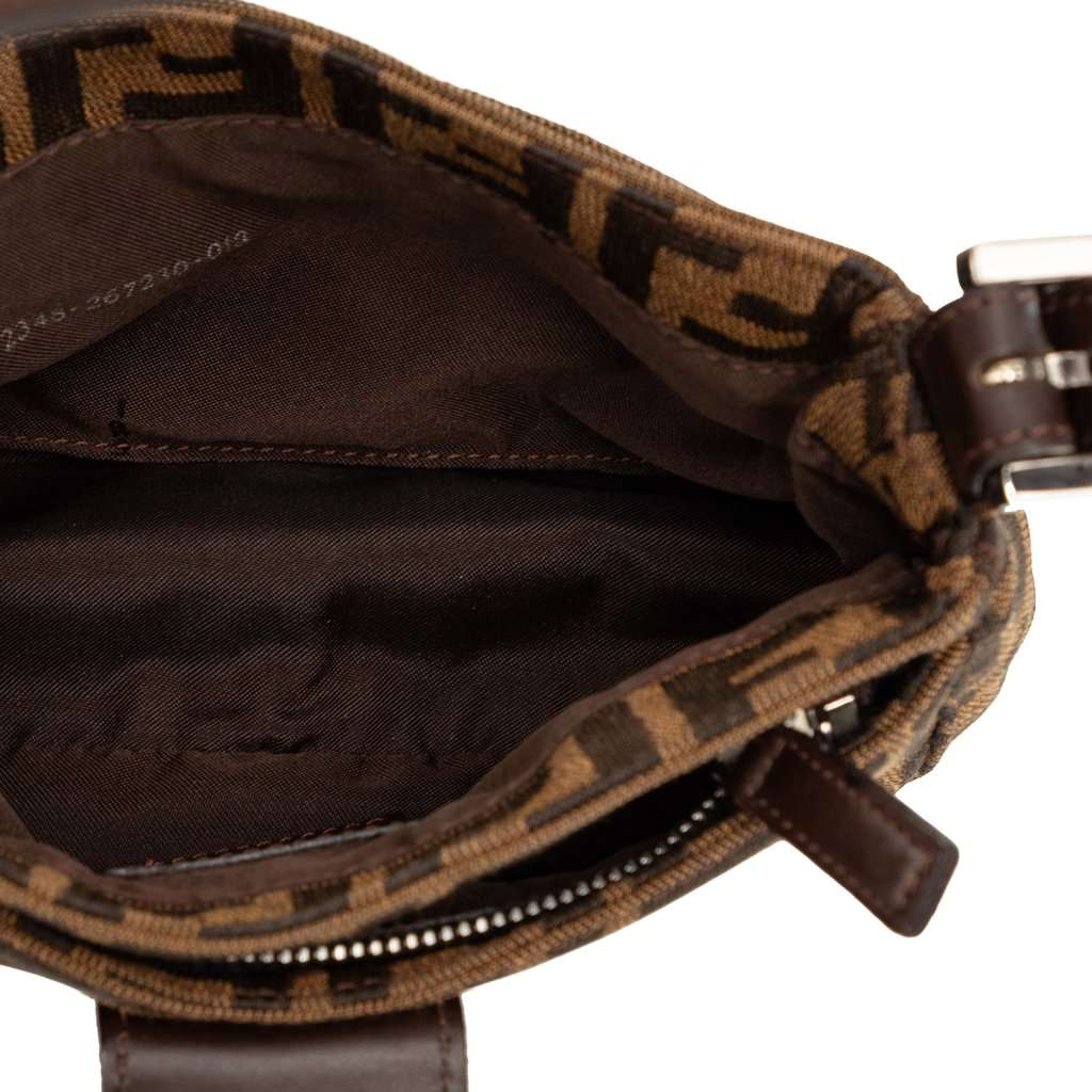 Fendi Zucca Canvas Shoulder Bag Brown Very good condition - Model View