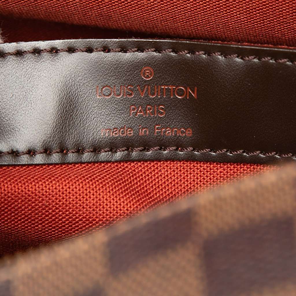 Louis Vuitton Damier Ebene Naviglio Brown Very good - Box View
