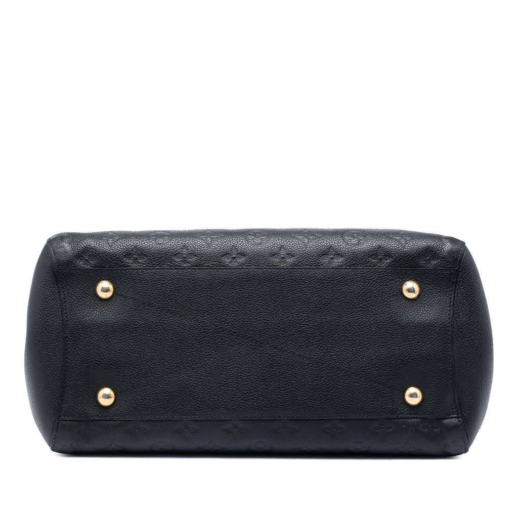 Louis Vuitton Monogram Empreinte Montaigne GM Black Leather Very good condition - Inside View