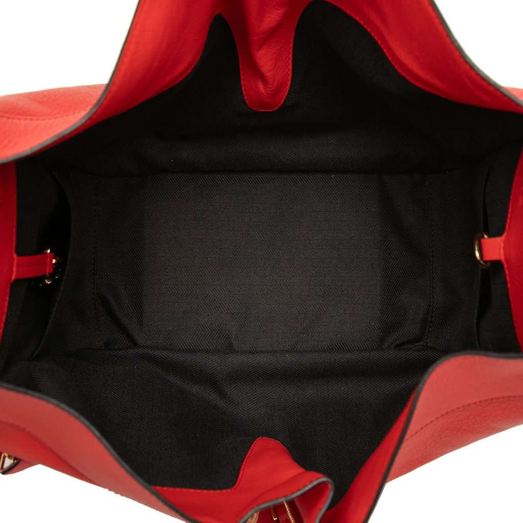 Loewe Small Calfskin Hammock Satchel Red Leather Very good - Model View
