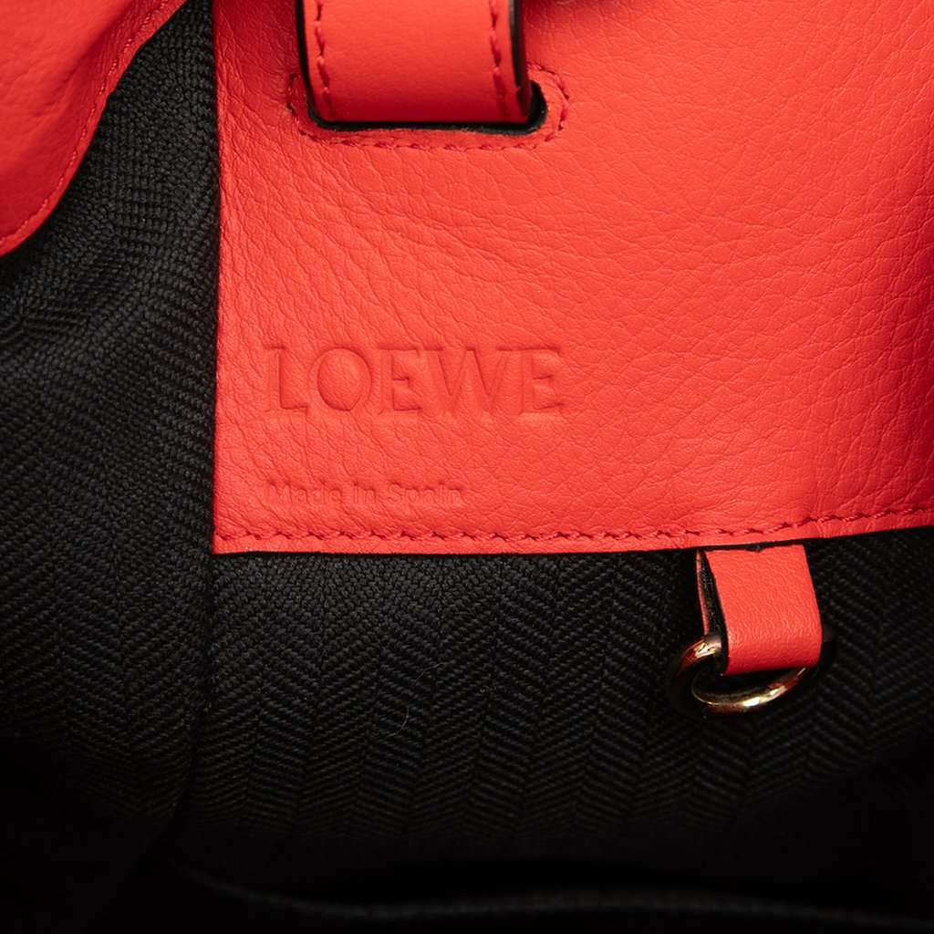 Loewe Small Calfskin Hammock Satchel Red Leather Very good - Box View