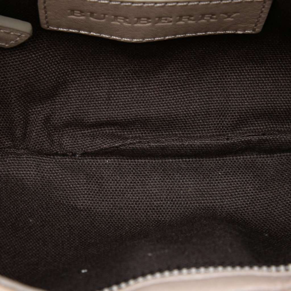 Burberry Smoke Check Coated Canvas Shoulder Bag MultiColor Very good - Model View