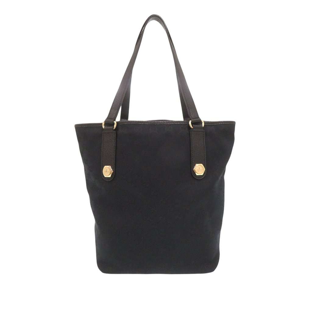Gucci GG Canvas Charmy Tote Black Very good - Back View