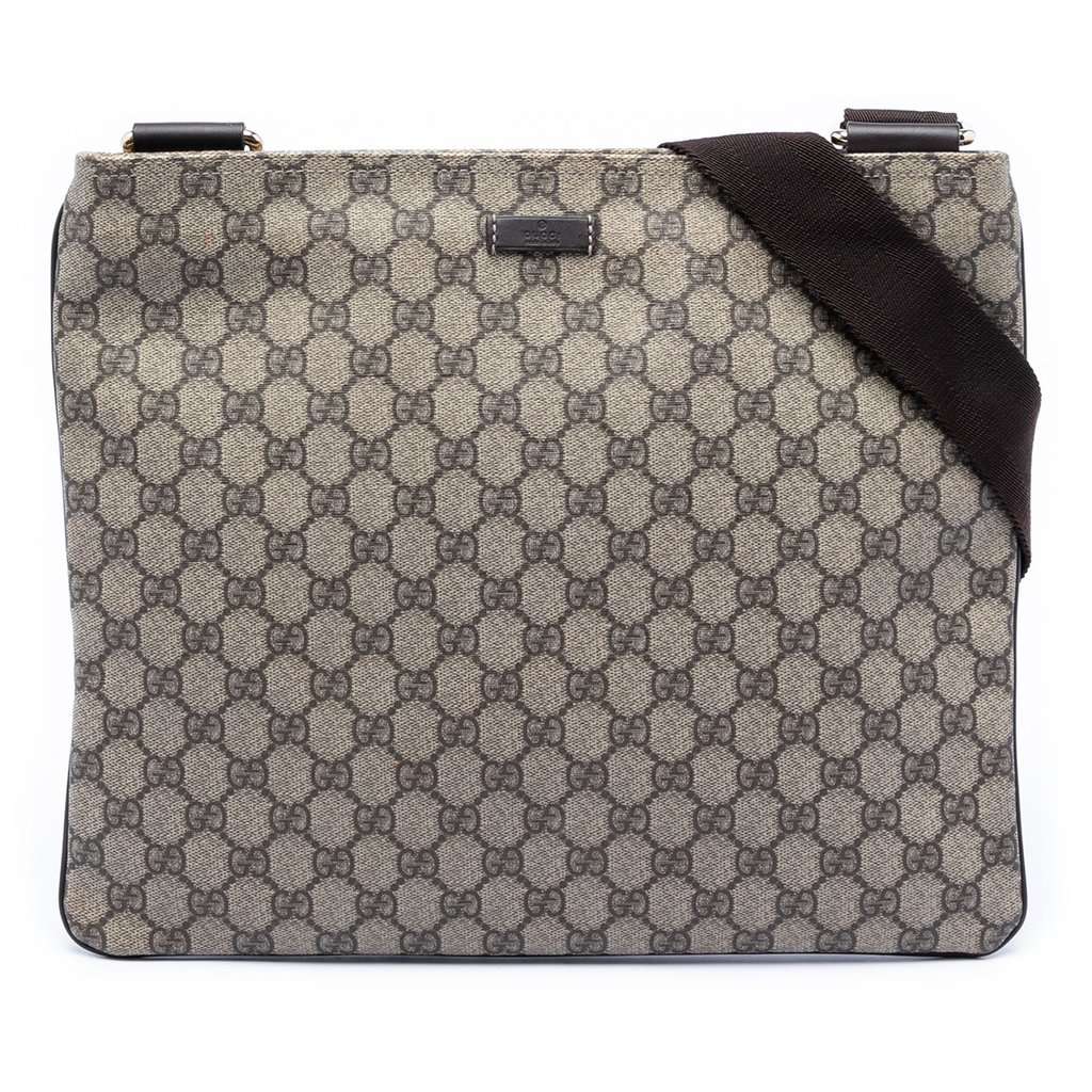 Gucci GG Supreme Crossbody Beige Very good condition - Front View