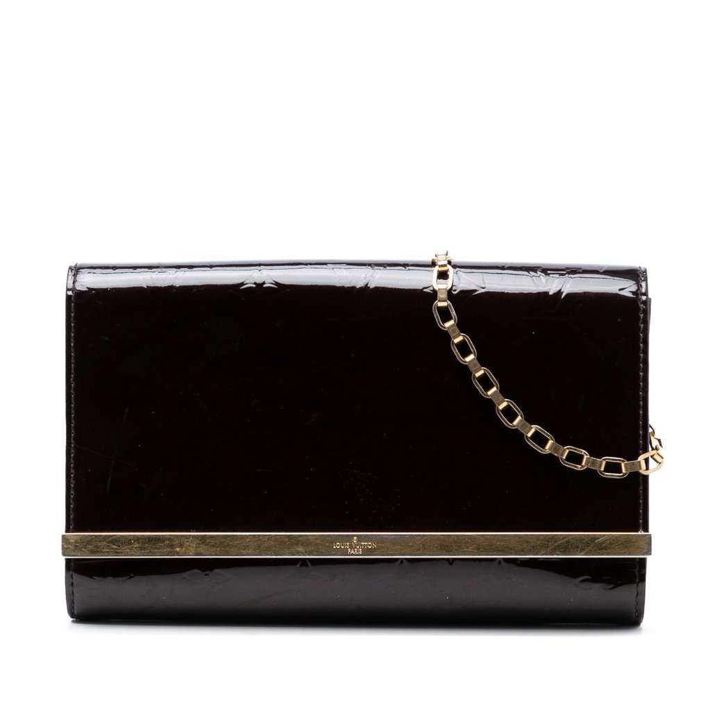 Louis Vuitton Monogram Vernis Ana Purple Leather Very good condition - Front View