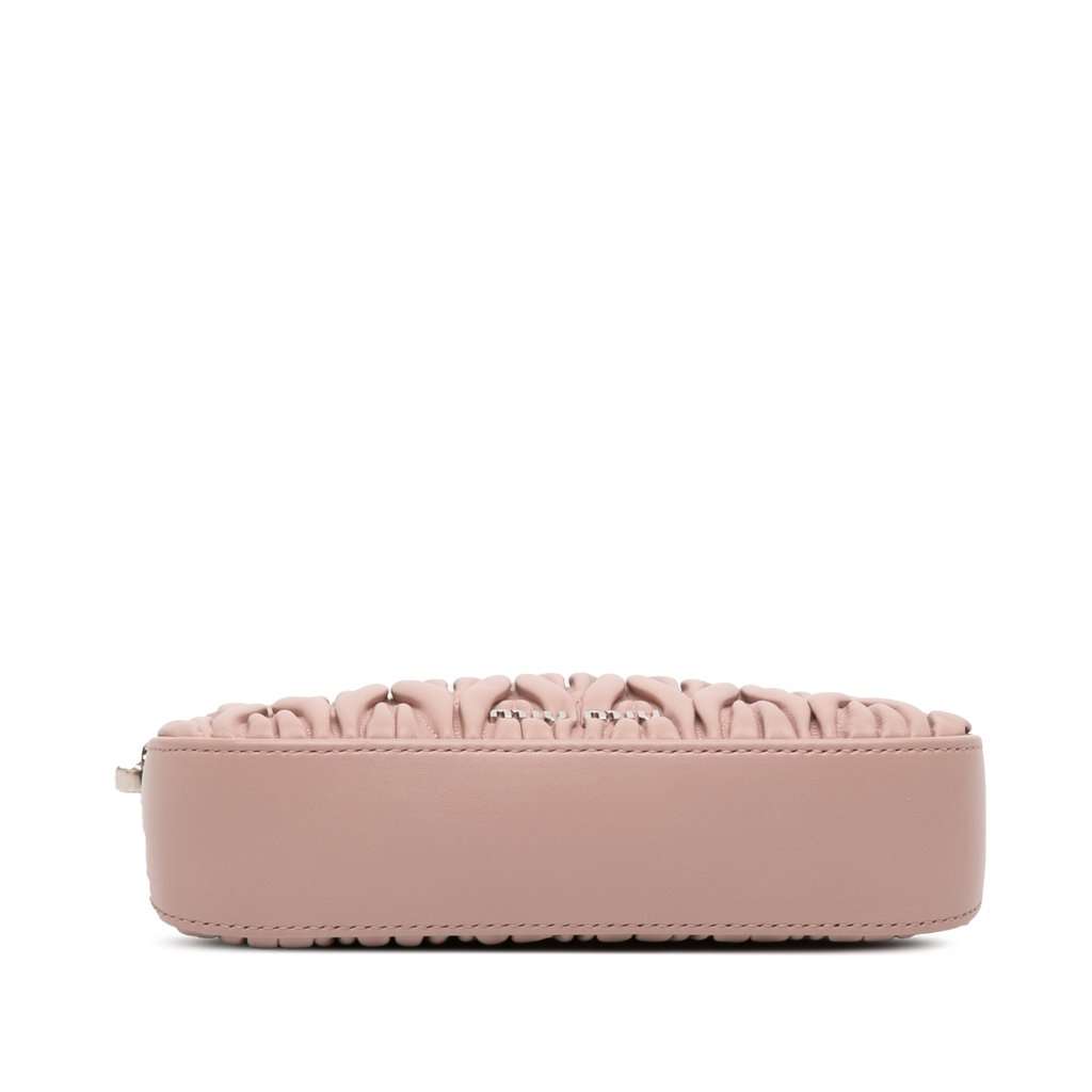 Miu Miu Matelasse Nappa Sassy Shoulder Bag Pink Leather Very good - Inside View
