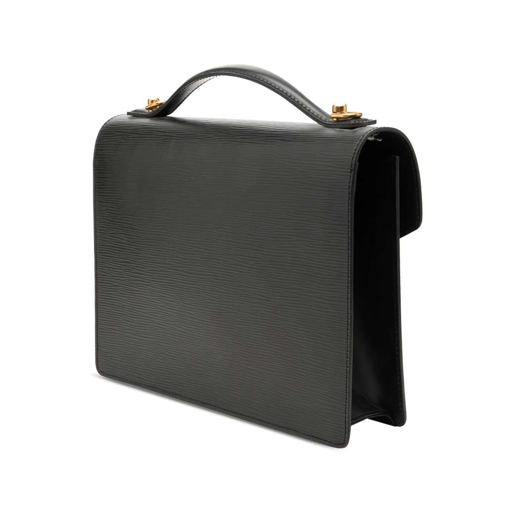Louis Vuitton Epi Monceau 28 Black Leather Very good - Back View