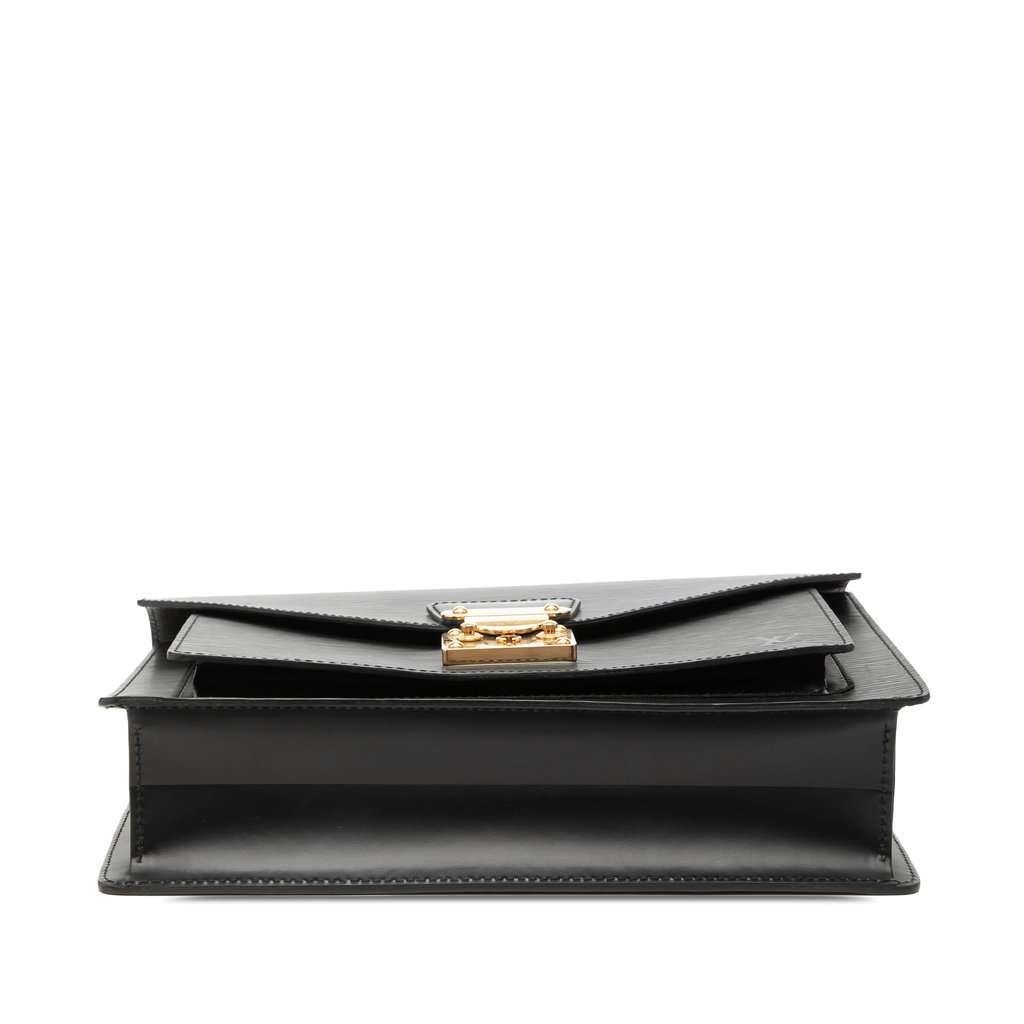 Louis Vuitton Epi Monceau 28 Black Leather Very good - Inside View