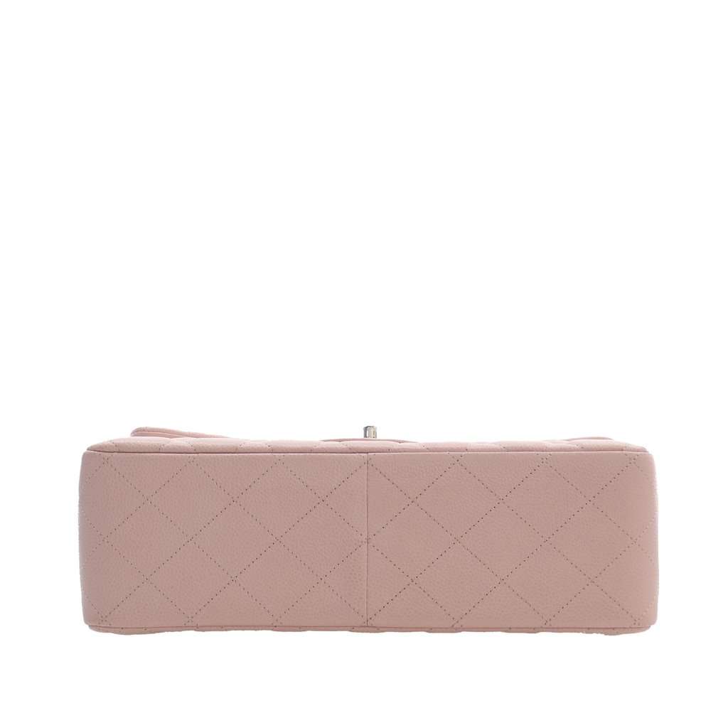 Chanel Jumbo Classic Caviar Double Flap Pink Leather Very good - Model View