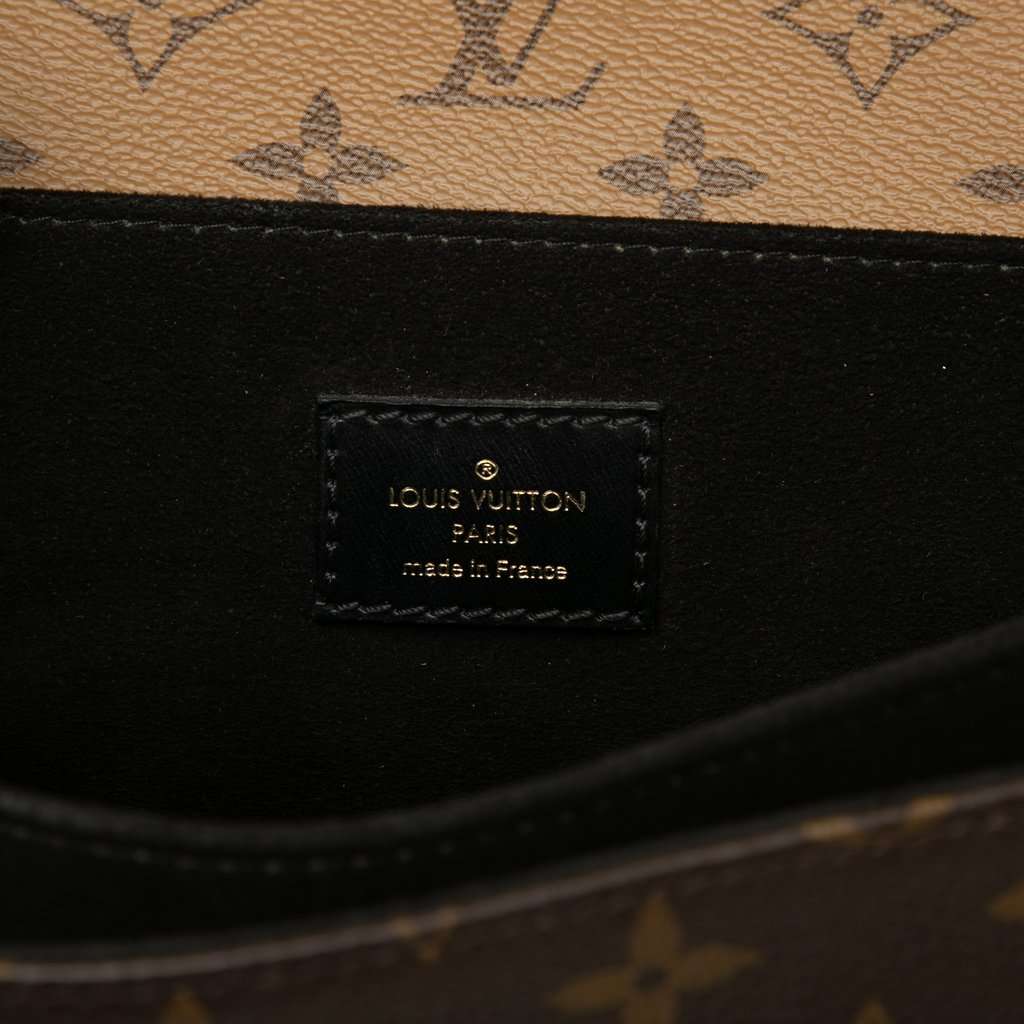 Louis Vuitton Monogram Reverse Pochette Metis Brown Very good condition - Box View