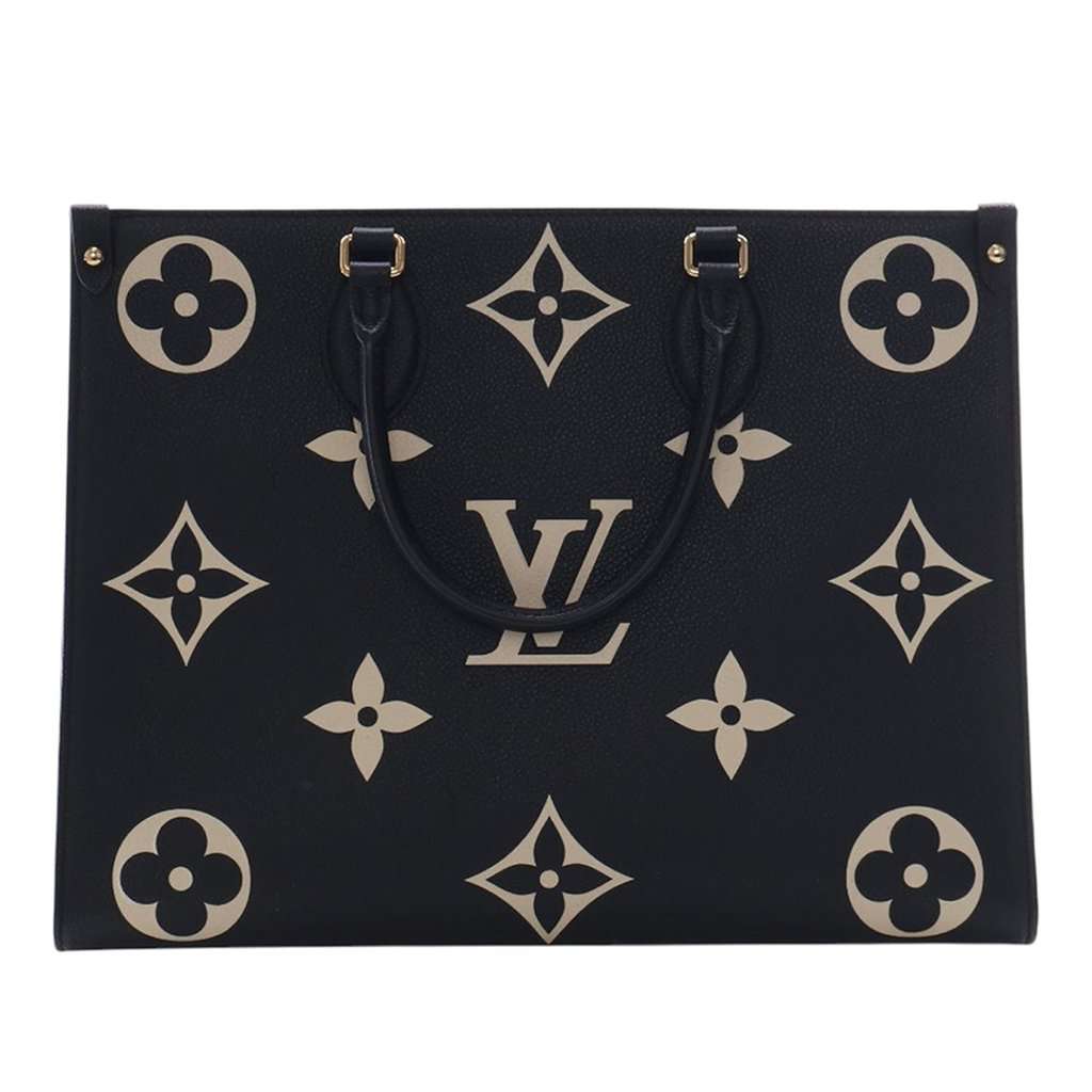 Louis Vuitton Bicolor Monogram Empreinte Giant Onthego MM Black Leather Very good condition - Model View