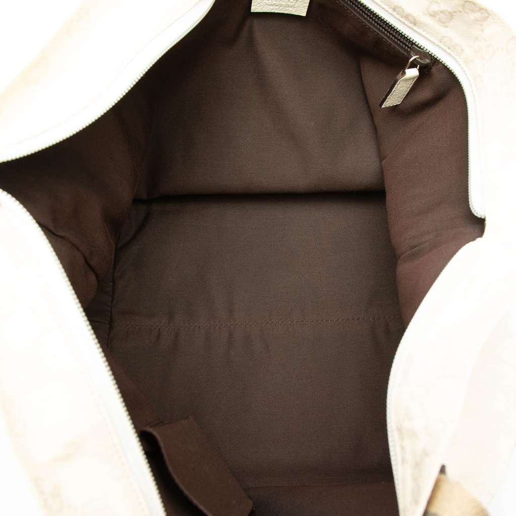 Gucci GG Canvas Web Tote Brown Very good condition - Model View