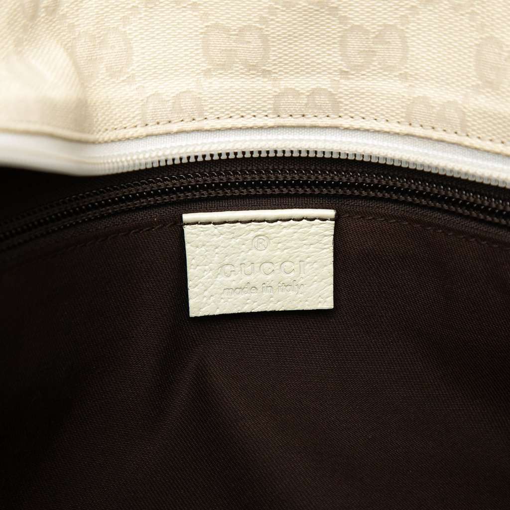 Gucci GG Canvas Web Tote Brown Very good condition - Box View