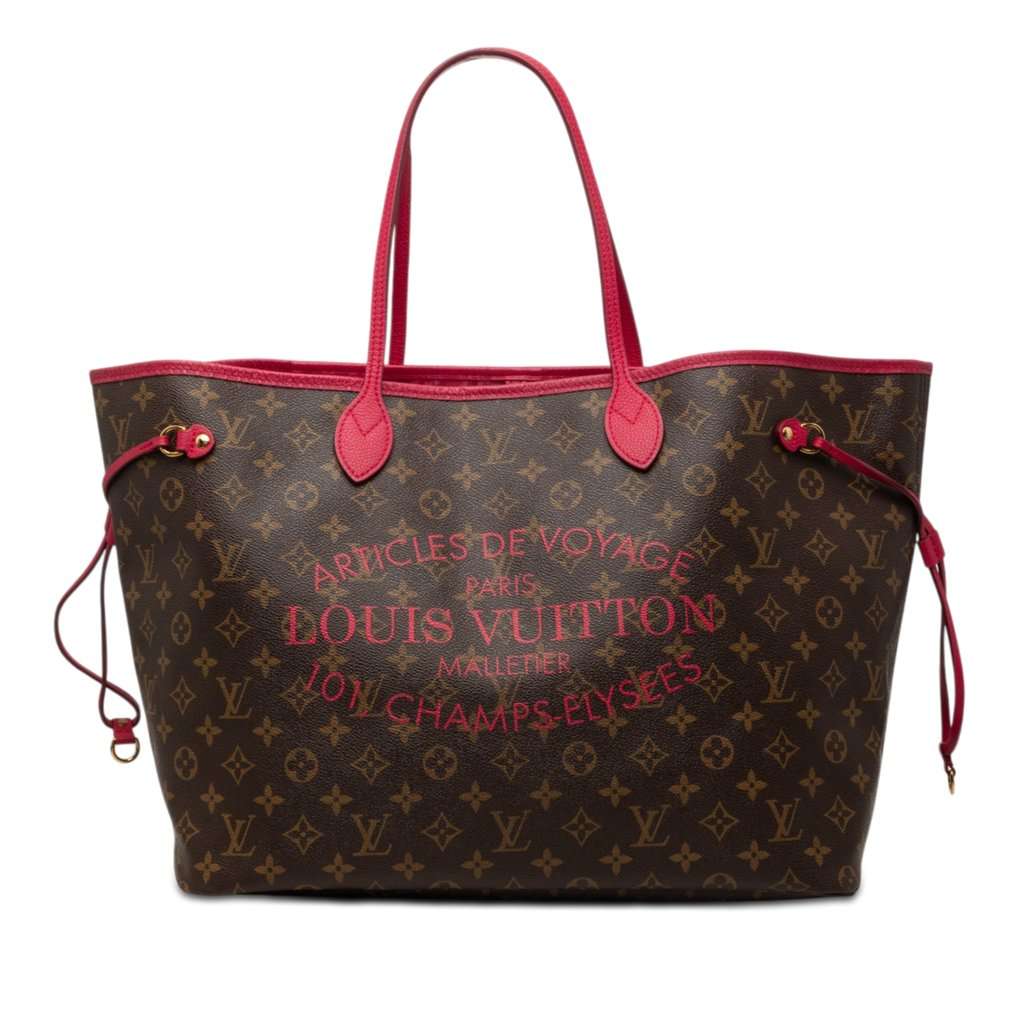 Louis Vuitton Monogram Ikat Neverfull MM Brown Very good condition - Front View