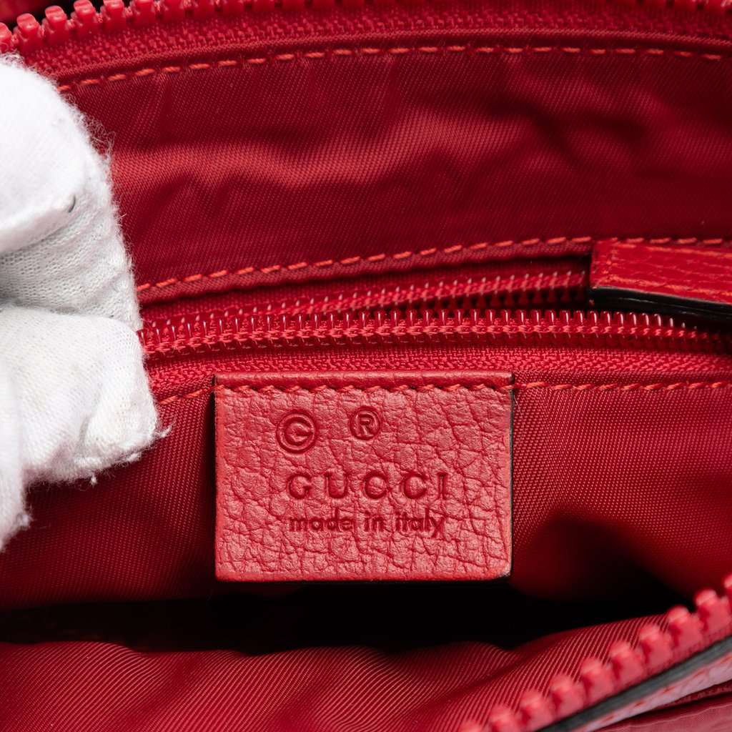 Gucci GG Nylon Crossbody Red Very good condition - Box View