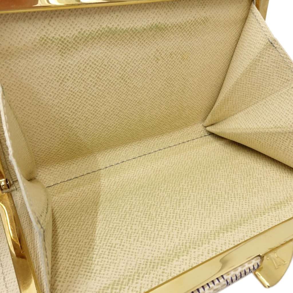Louis Vuitton Damier Azur Portefeuille Viennois White Very good condition - Box View