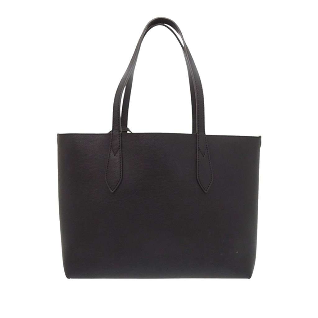 Burberry Haymarket Check Coated Canvas Reversible Tote Black Very good condition - Back View